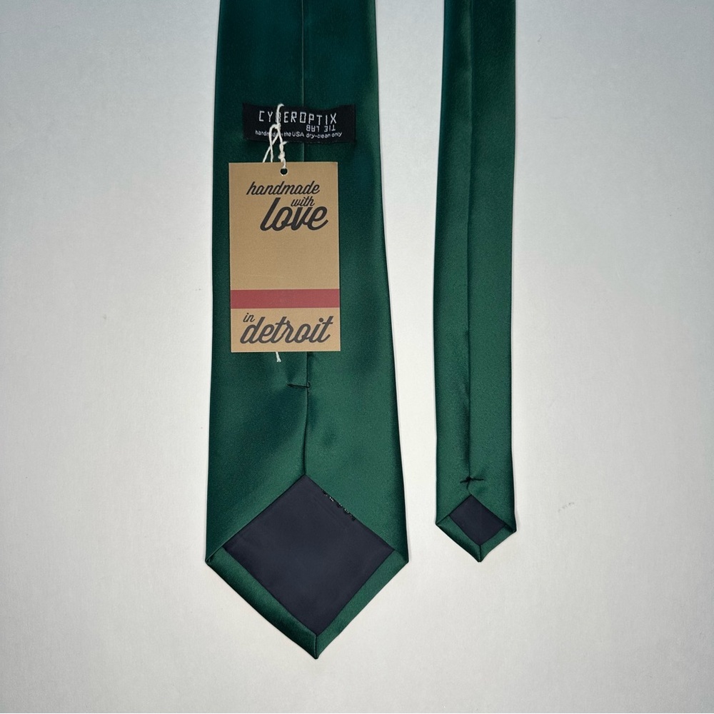 NWT Michigan State Cyberoptix Tie Lab Roaring 20s Detroit Standard Classic Tie - Picture 4 of 10